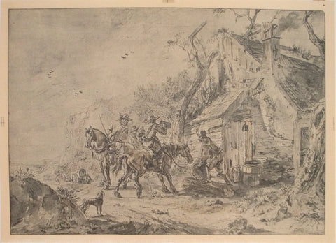 PHILLIPS WOUWERMAN A Halt Before The Tavern, 1930