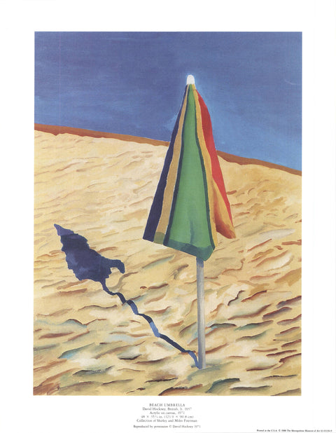 DAVID HOCKNEY Beach Umbrella, 1988