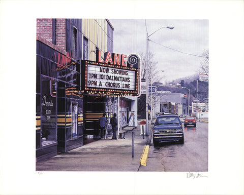 DAVIS CONE Lane Theater, 1995 - Signed