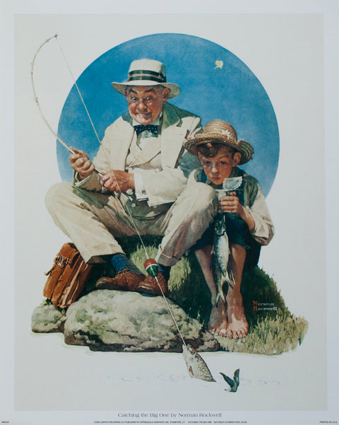 NORMAN ROCKWELL Catching the Big One, 1993