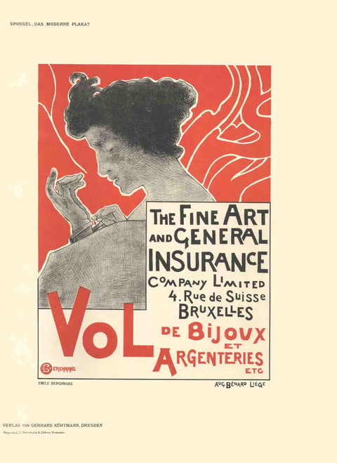EMILE BERCHMANS Fine Art and General Insurance Company Limited, 1897