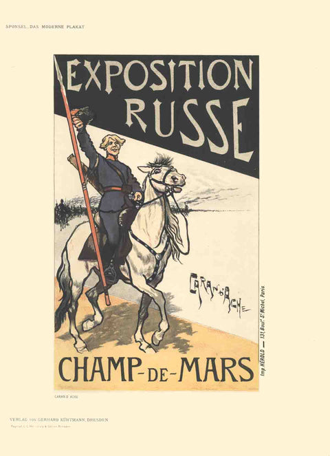 CARAN D'ACHE Exposition Russe, 1897