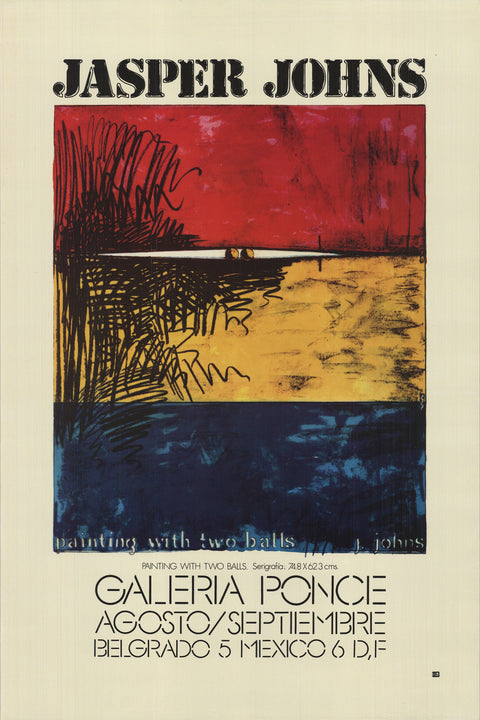 JASPER JOHNS Painting with Two Balls