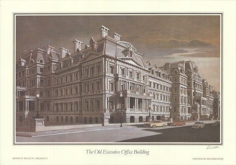 RICHARD HAAS The Old Executive Office Building, 1985 - Signed