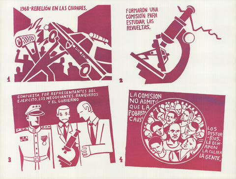 BLACK CAT COLLECTIVE Liberation of Puerto Rico Panel 1 (Violet), 1989