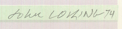 JOHN LORING Lady Liberty's Ice Cream Cone, 1974 - Signed