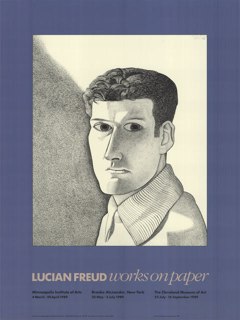 LUCIAN FREUD Man at Night (Self Portrait), 1989