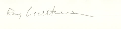 ROY LICHTENSTEIN ART, 1989 - Signed