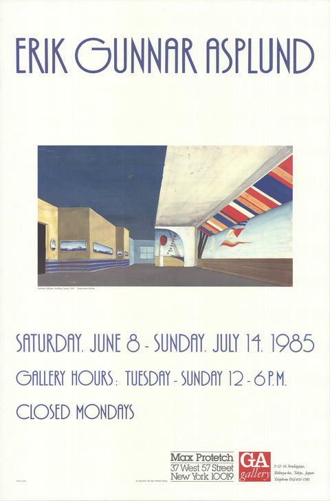 ERIK GUNWAR ASPLUND Transportation Pavilion, 1985