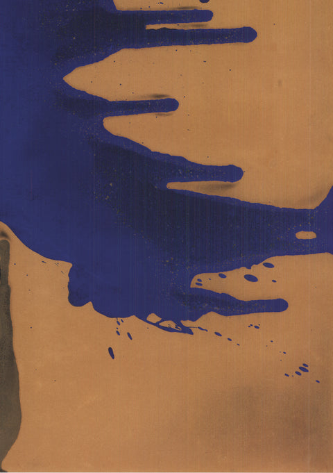 YVES KLEIN Untitled, Coloured Fire Painting (FC17), 2019