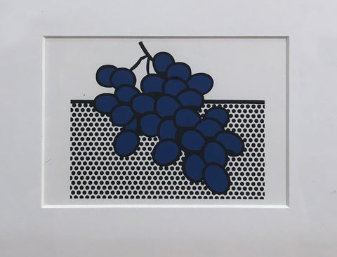 ROY LICHTENSTEIN Blue Grapes Invitation, 1972