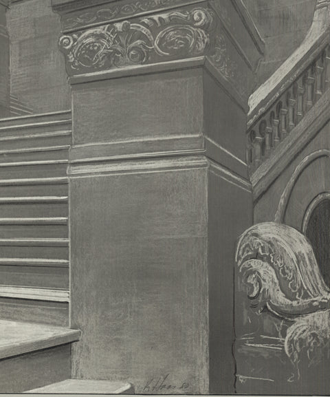 RICHARD HAAS Capitol Building Staircase, Albany, New York, 1981