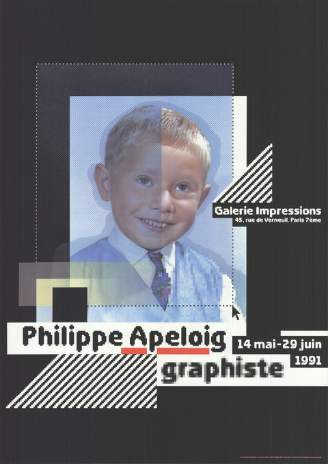 PHILIPPE APELOIG Expo 91- Galerie Impressions, 1991