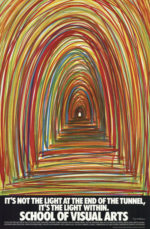 TONY PALLADINO It's Not the Light at the End of the Tunnel, it's the Light Within, 1983