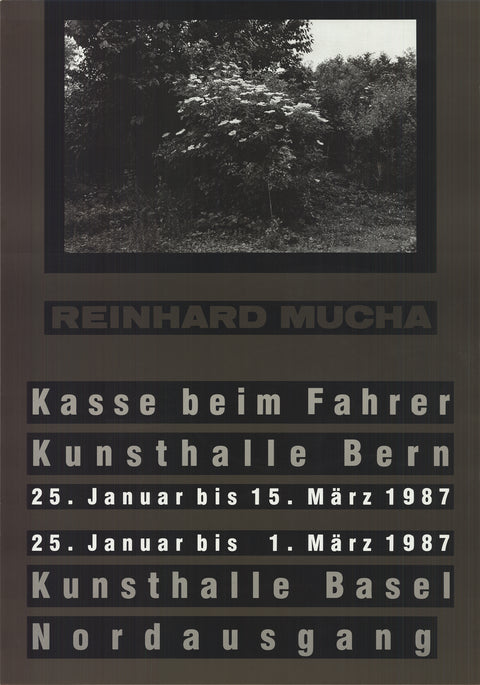 REINHARD MUCHA Kasse beim Fahrer, 1987