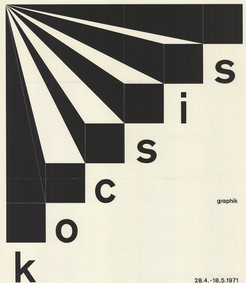 IMRE KOCSIS Graphik, 1971