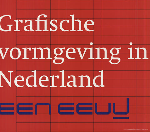 CEES DE JONG Graphic Design in the Netherlands, 1993