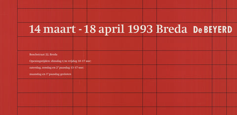 CEES DE JONG Graphic Design in the Netherlands, 1993