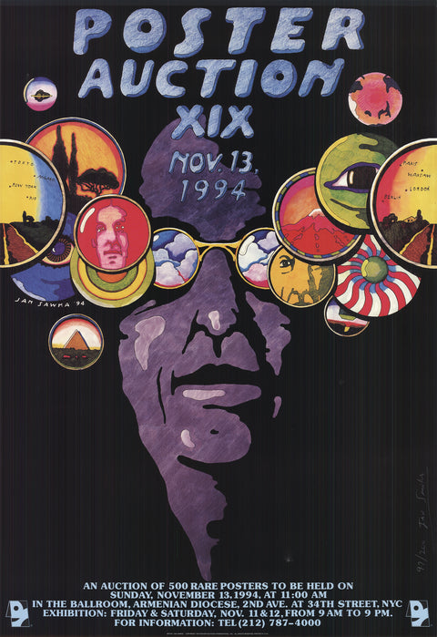 JAN SAWKA Poster Auction XIX, 1994 - Signed