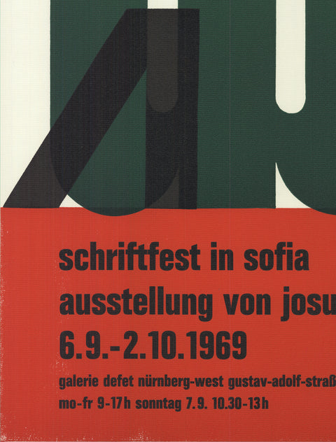 JOSUA REICHERT Writing Festival in Sofia, 1969