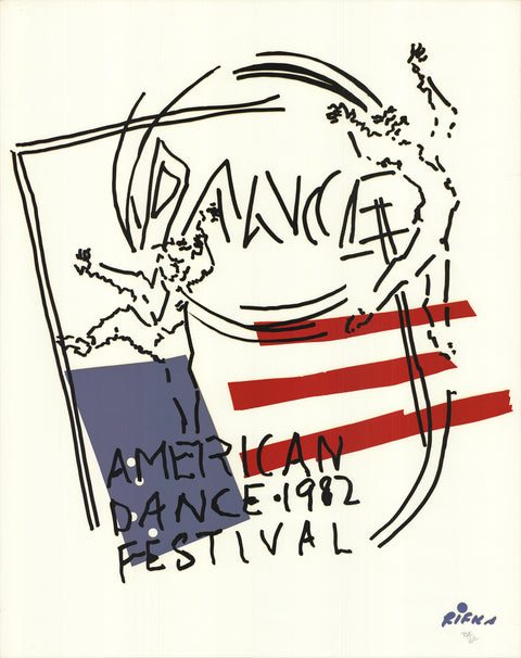 JUDY RIFKA American Dance Festival 1982, 1982 - Signed
