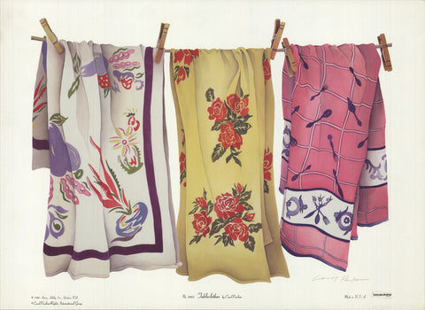 CAROL PAULSEN Tableclothes, 1998