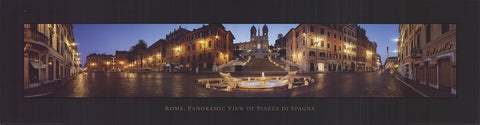 EMMANUELE BRAMBILLA Rome, Panoramic View of Piazza Di Spagna, 1999