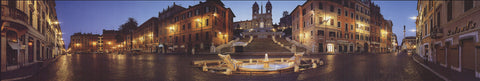 EMMANUELE BRAMBILLA Rome, Panoramic View of Piazza Di Spagna, 1999