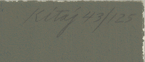 R.B. KITAJ Baghdad, 1972 - Signed