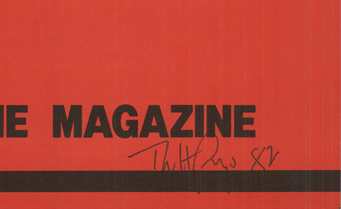 ROBERT LONGO ZG Magazine, Jack Goldstein, 1981 - Signed