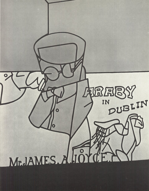 VALERIO ADAMI Mr. James A. Joyce, 1970
