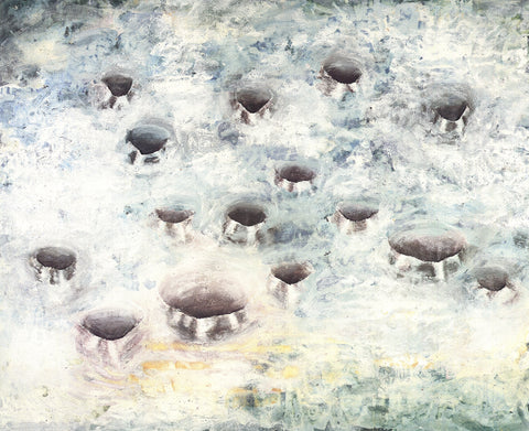 MIGUEL BARCELO Fifteen Holes (No Text), 1987
