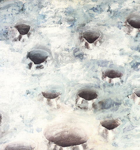 MIGUEL BARCELO Fifteen Holes (No Text), 1987