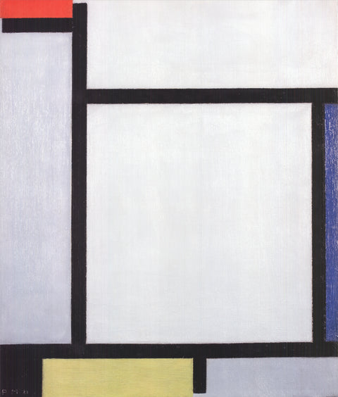 PIET MONDRIAN Composition with Red, Blue, Black, Yellow and Gray, 2019