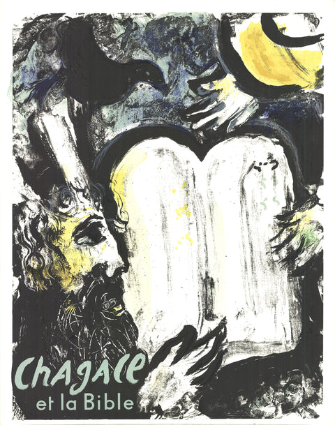 MARC CHAGALL Moses and the Tablets of The Law, 1962