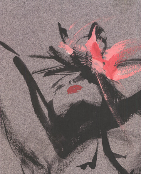 MICHEL CANETTI Raphaela 33.5 x 24.5 Offset Lithograph 1989 Contemporary