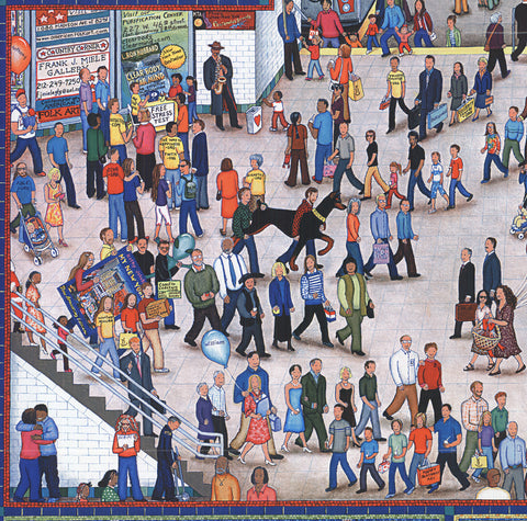 KATHY JAKOBSEN Subway Centennial, 2004