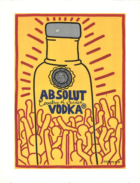 KEITH HARING Absolute Vodka