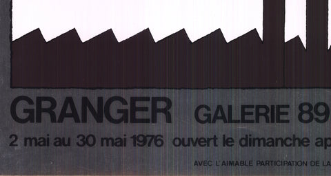 MICHEL GRANGER Galerie 89, 1976