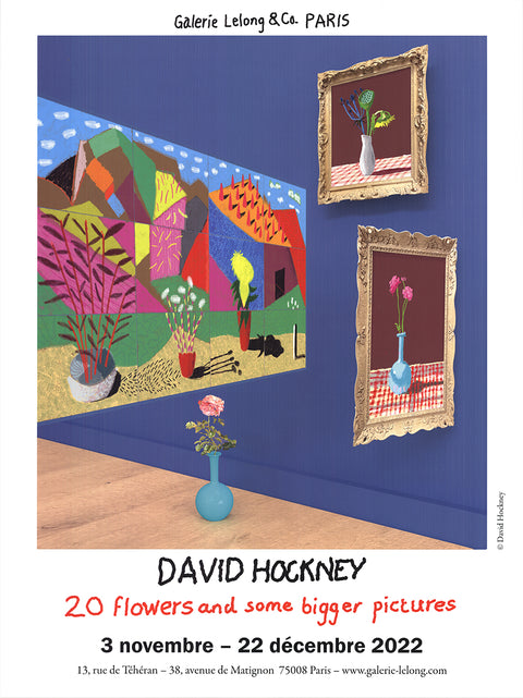 DAVID HOCKNEY 20 Flowers and Some Bigger Pictures, 2022
