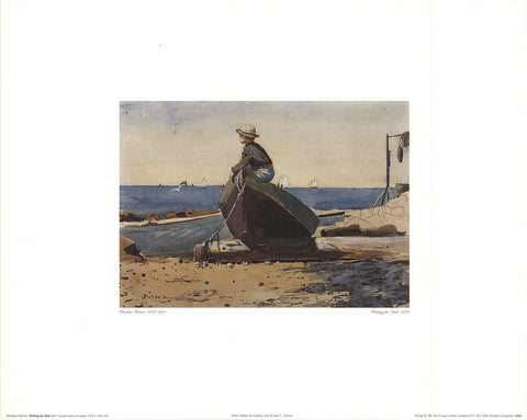WINSLOW HOMER Waiting for Dad