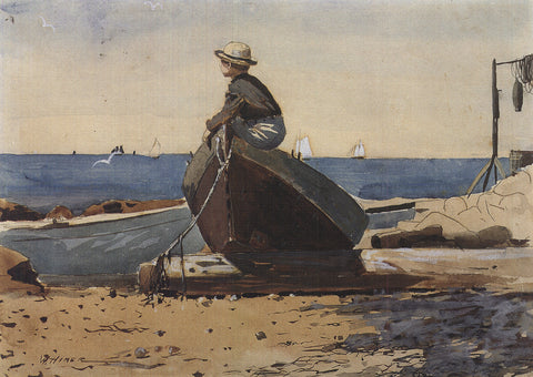 WINSLOW HOMER Waiting for Dad
