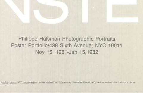 PHILIPPE HALSMAN Einstein, 1981