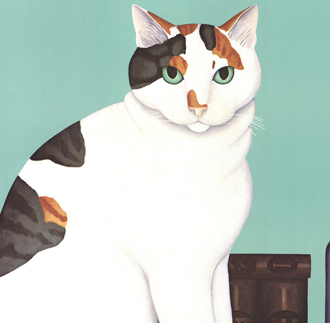 SUSAN POWERS Calico Cat, 1984