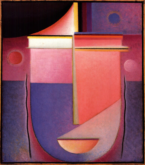 ALEXEJ VON JAWLENSKY Looking Within-Rosy Light, 1987