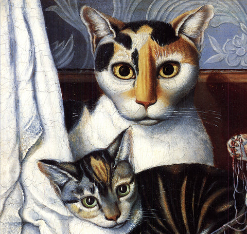 ARTIST UNKNOWN Cat and Kittens, 1994