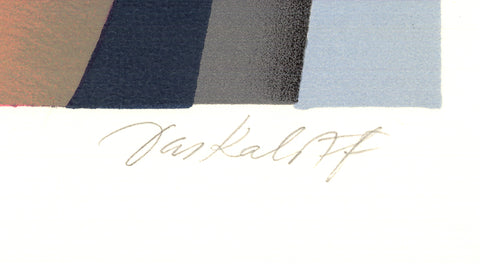 GEORGI DASKALOFF Visages II, 1971 - Signed