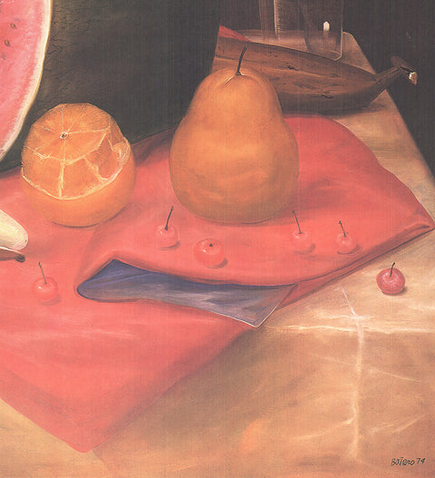 FERNANDO BOTERO Still Life with Watermelon, 1980