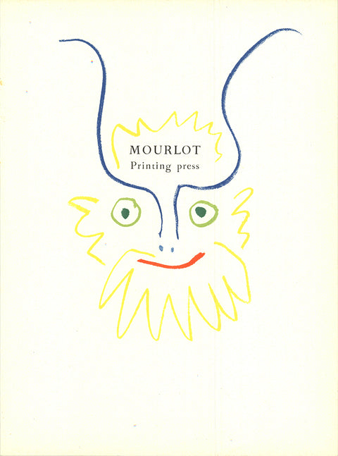 PABLO PICASSO Mourlot Printing Press, 1964
