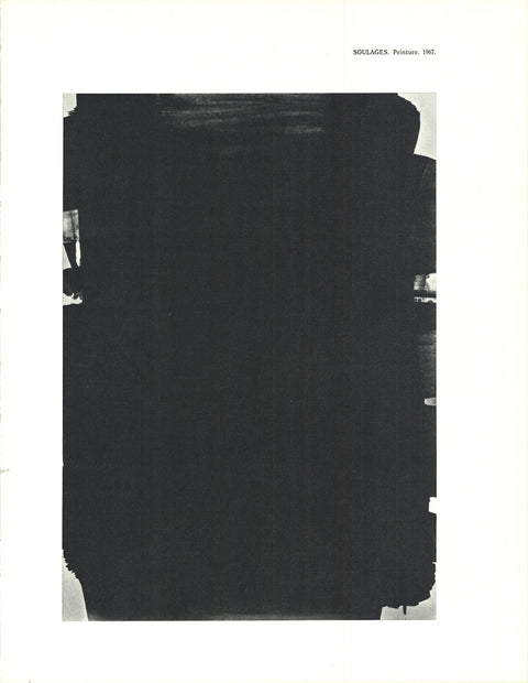 PIERRE SOULAGES Peinture, 1970